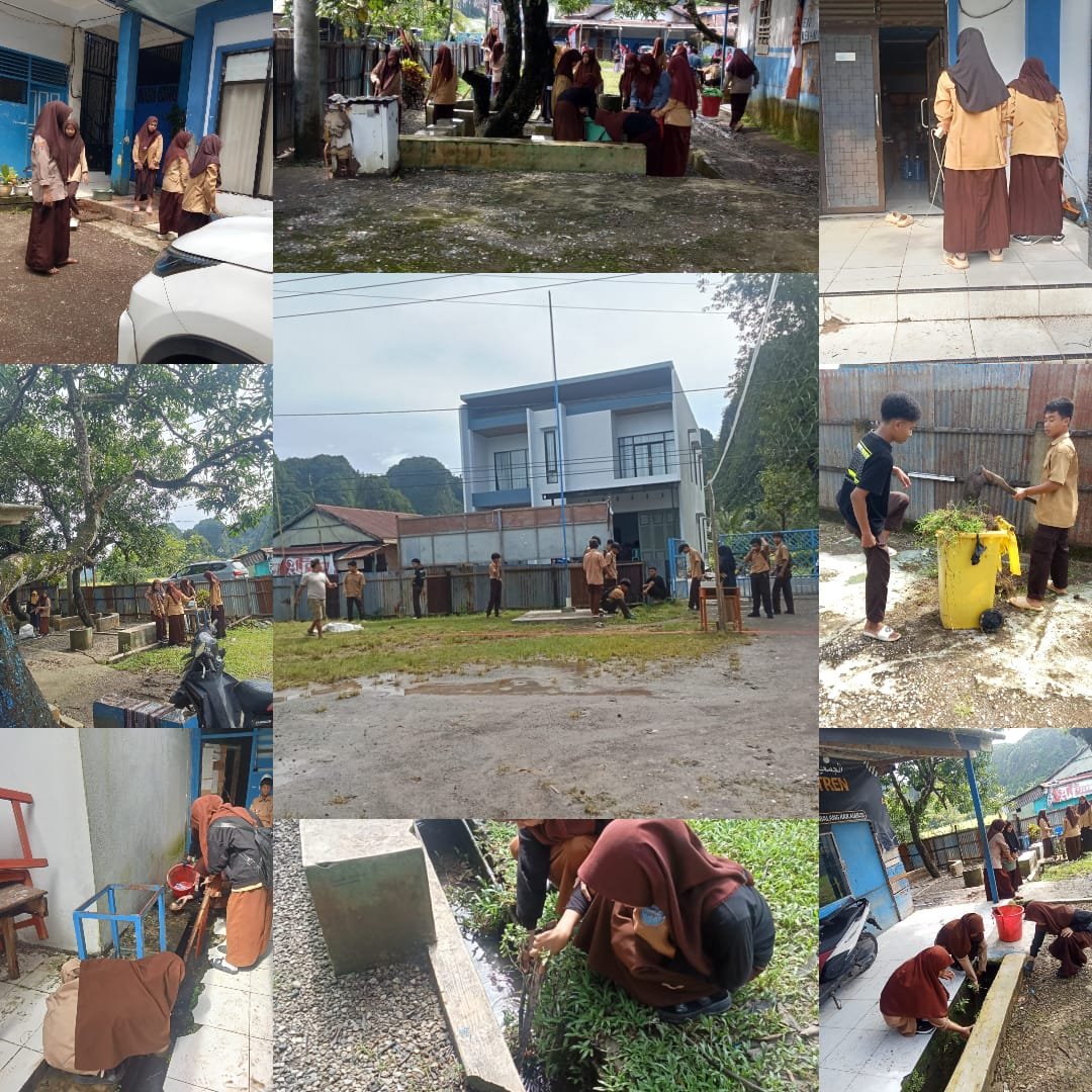 Kerja bakti menyambut Ramadan 2026 menjadi momen kebersamaan dan kepedulian seluruh warga sekolah di lingkungan Firdaus Pondok Pesantren Manbaul Ulum.