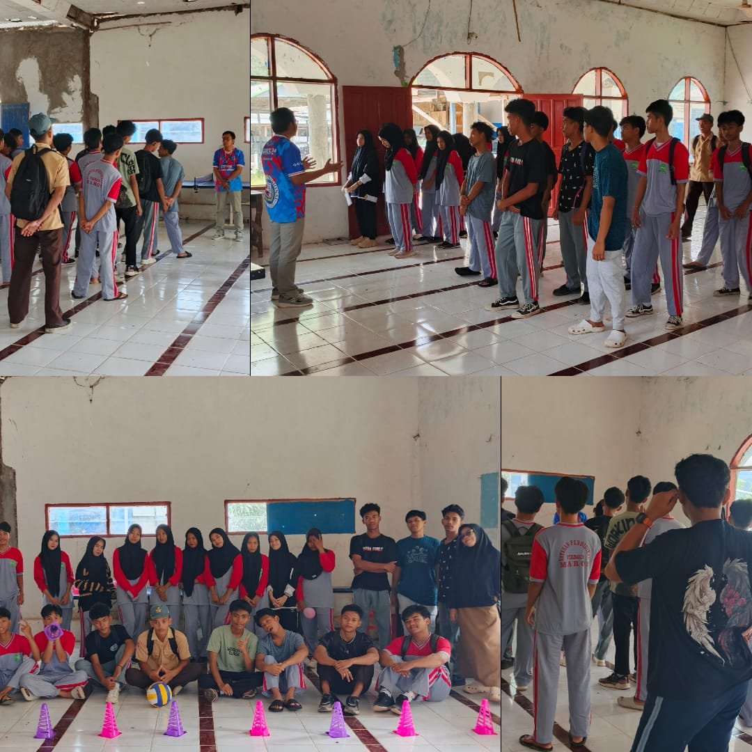 Ujian Praktik PJOK Kelas XII berlangsung lancar dan penuh semangat di lingkungan MA Firdaus Tompobalang.