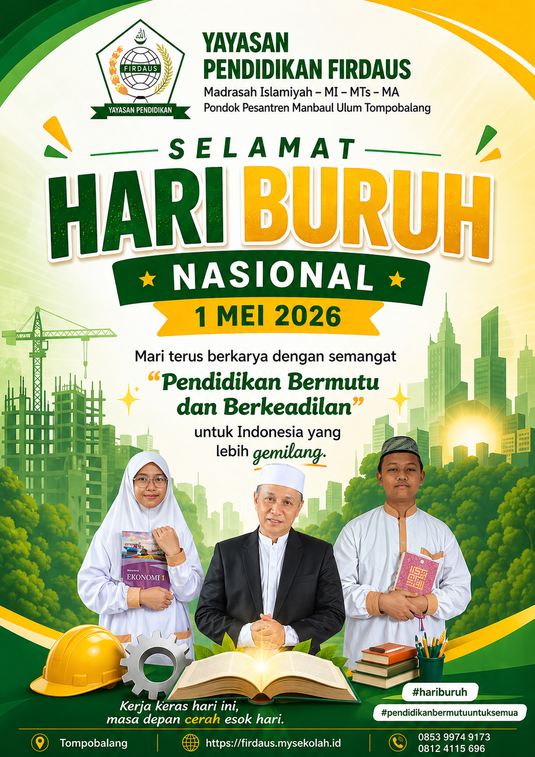 Yayasan Pendidikan Firdaus Peringati Hari Buruh Nasional 2026 dengan Semangat Pendidikan Bermutu