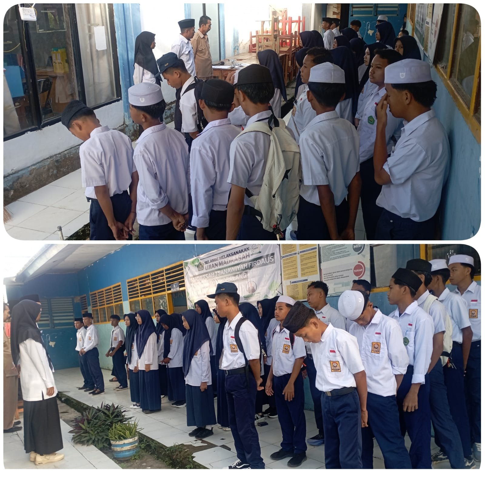 Pelaksanaan Ujian Madrasah MTs dan SMP Firdaus Tompobalang Tahun Pelajaran 2025/2026 Resmi Dimulai