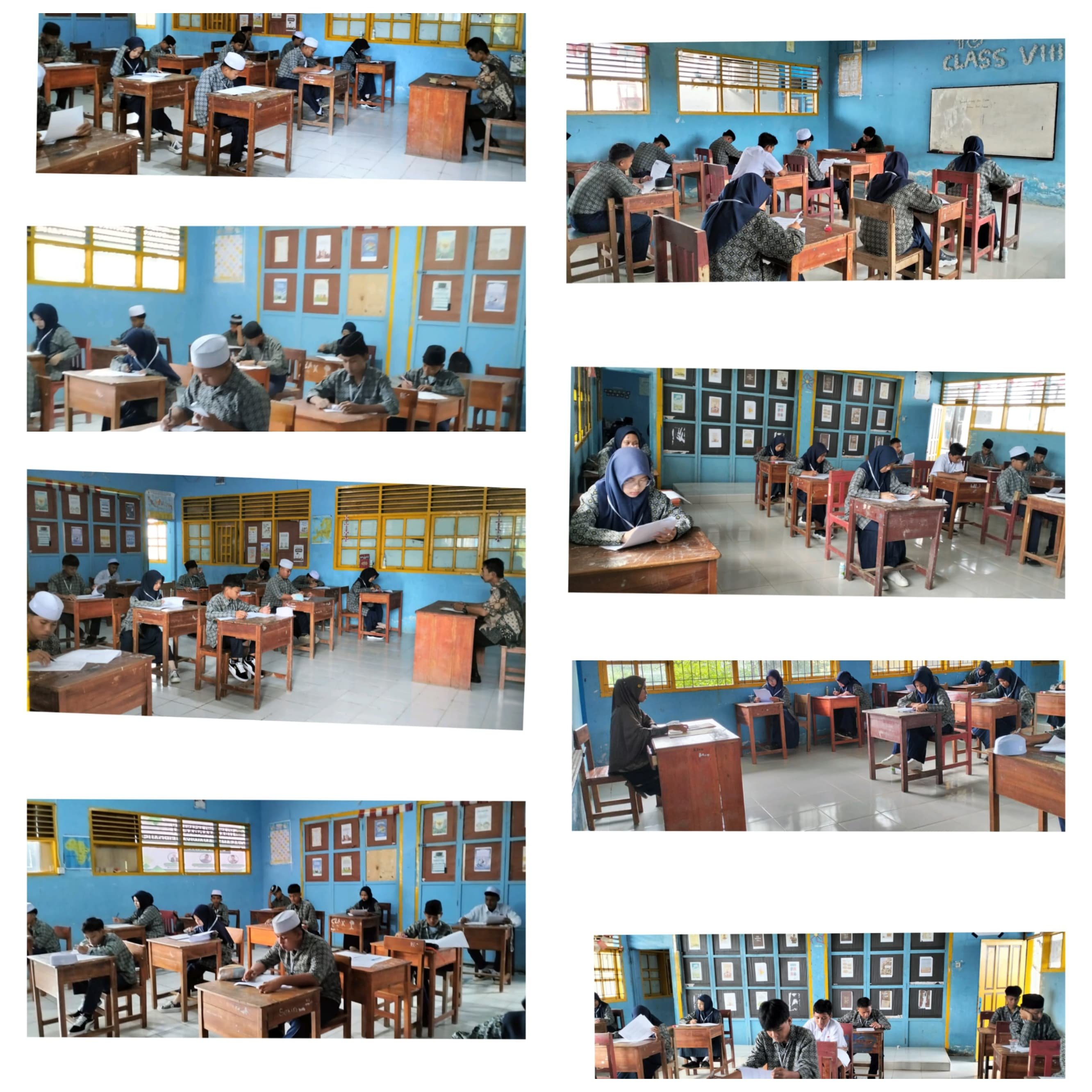 MTs & SMP Firdaus Tompobalang Laksanakan Ujian Madrasah Hari Ke-3 dengan Tertib dan Lancar