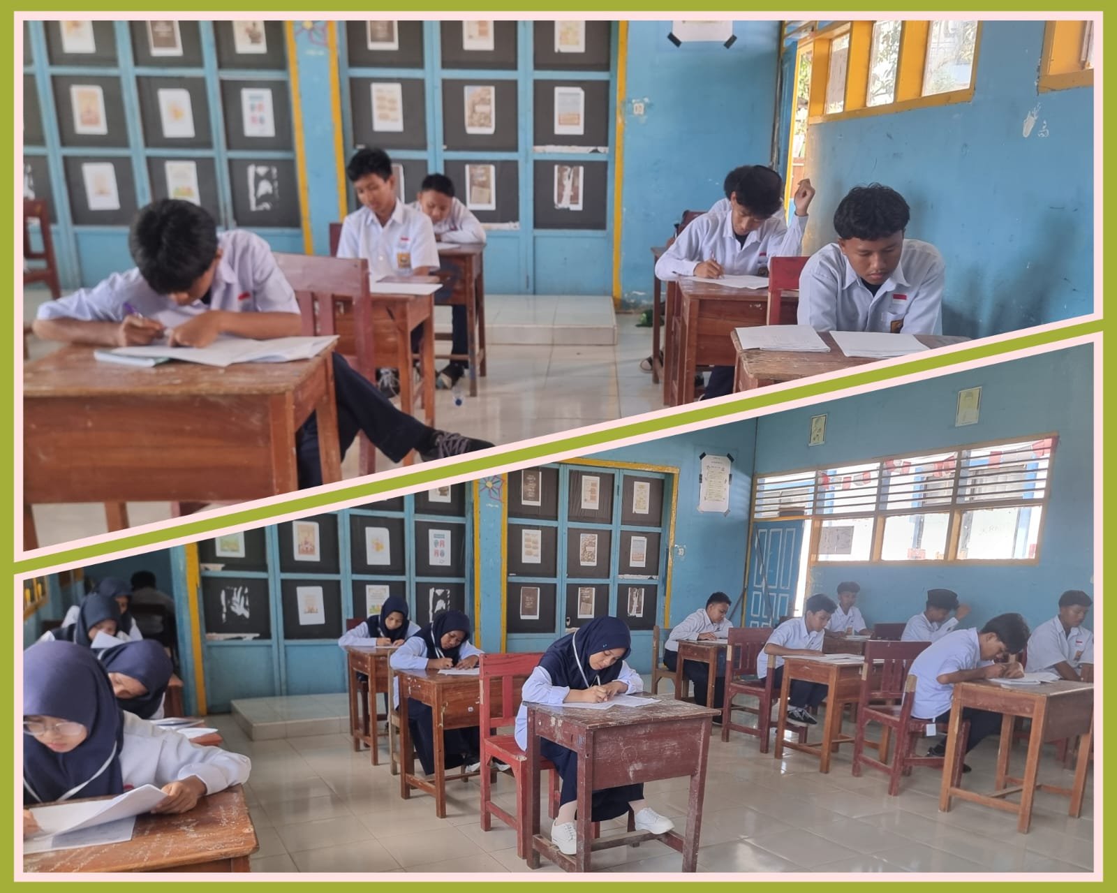 Hari Terakhir Ujian Madrasah MTs & SMP Firdaus Tompobalang Berjalan Lancar dan Tertib