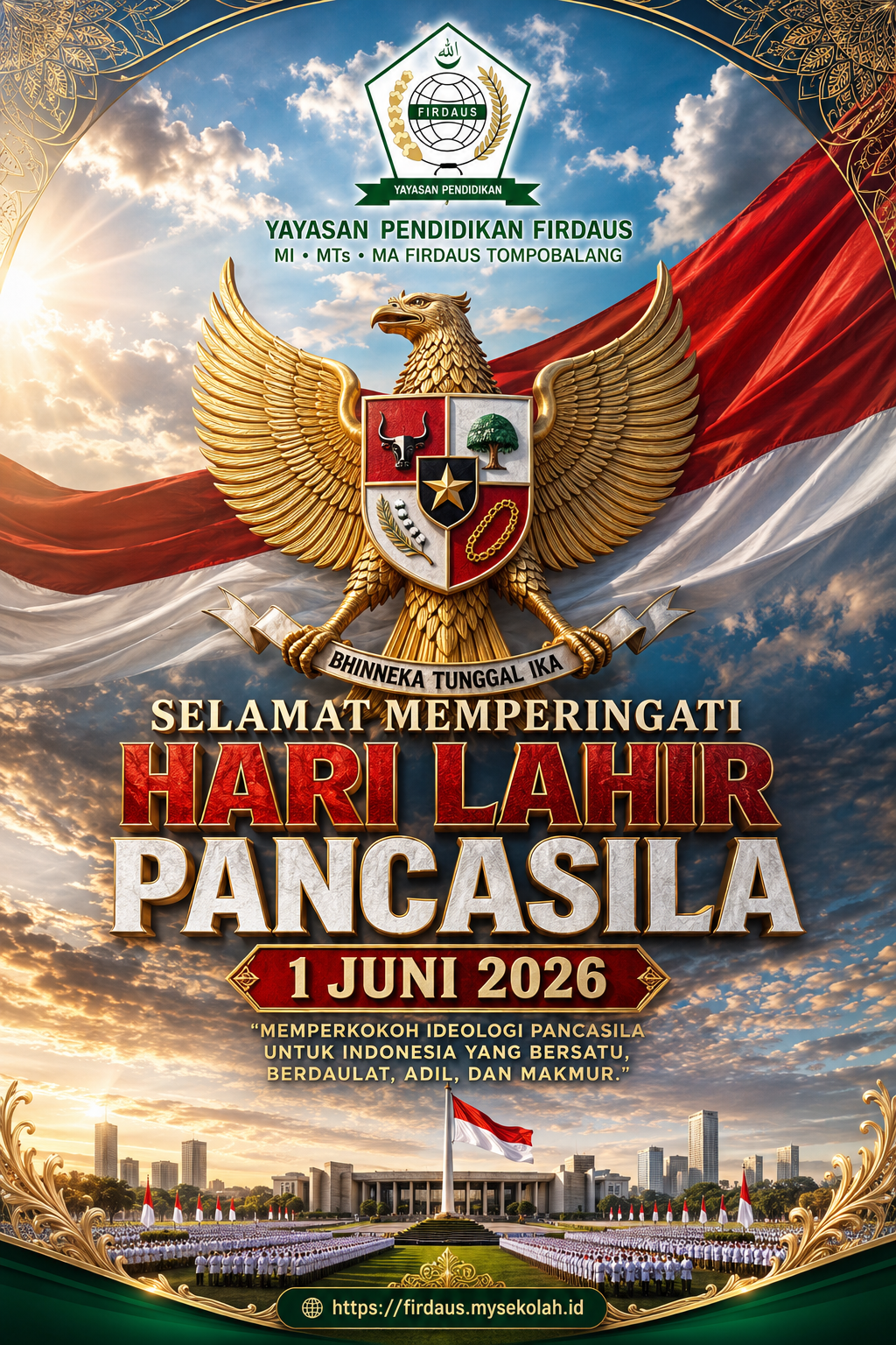 Yayasan Pendidikan Firdaus Memperingati Hari Lahir Pancasila 1 Juni 2026